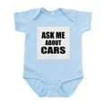 thumbnail image 1 of CafePress - Ask Me About Cars Body Suit - Baby Light Bodysuit, Size Newborn - 24 Months, 1 of 4