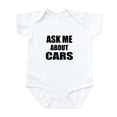 thumbnail image 1 of CafePress - Ask Me About Cars Body Suit - Baby Light Bodysuit, Size Newborn - 24 Months, 1 of 4