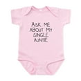 thumbnail image 1 of CafePress - Ask Me About My Single Auntie Body Suit - Baby Light Bodysuit, Size Newborn - 24 Months, 1 of 4