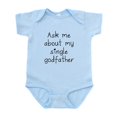 thumbnail image 1 of CafePress - Ask Me About My Single Godfather Body Suit - Baby Light Bodysuit, Size Newborn - 24 Months, 1 of 4
