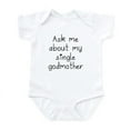 thumbnail image 1 of CafePress - Ask Me About My Single Godmother Body Suit - Baby Light Bodysuit, Size Newborn - 24 Months, 1 of 4