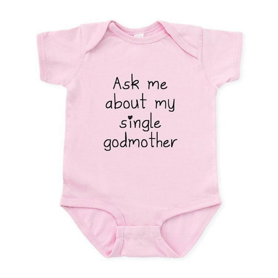 CafePress - Ask Me About My Single Godmother Body Suit - Baby Light Bodysuit, Size Newborn - 24 Months