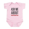 thumbnail image 1 of CafePress - Ask Me About Patents Infant Bodysuit - Baby Light Bodysuit, Size Newborn - 24 Months, 1 of 4