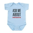 thumbnail image 1 of CafePress - Ask Me About Patents Infant Bodysuit - Baby Light Bodysuit, Size Newborn - 24 Months, 1 of 4