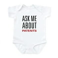thumbnail image 1 of CafePress - Ask Me About Patents Infant Bodysuit - Baby Light Bodysuit, Size Newborn - 24 Months, 1 of 4