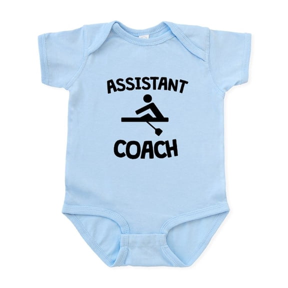 CafePress - Assistant Rowing Coach Body Suit - Baby Light Bodysuit, Size Newborn - 24 Months