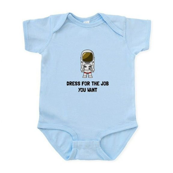 CafePress - Astronaut Dress Body Suit - Baby Light Bodysuit, Size Newborn - 24 Months