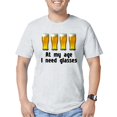 thumbnail image 1 of CafePress - At My Age I Need Glasses Fitted T Shirt - Fitted T-Shirt, Vintage Fit Soft Cotton Tee, 1 of 1