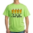 thumbnail image 1 of CafePress - At My Age I Need Glasses Light T Shirt - Light T-Shirt - CP, 1 of 4