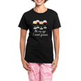 thumbnail image 1 of CafePress - At My Age I Need Glasses Women's Dark Pajamas - Women's Short Sleeve Print T-Shirt and Pants Dark Cotton Pajama Set, 1 of 7