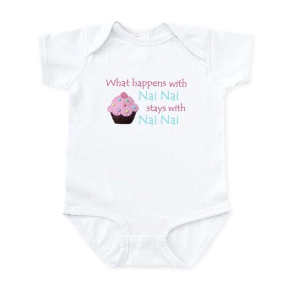 CafePress - At Nai Nai's Infant Bodysuit - Baby Light Bodysuit, Size Newborn - 24 Months