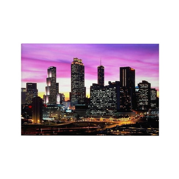 CafePress - Atlanta Skyline Magnets - Rectangle Magnet, 2"x3" Refrigerator Magnet