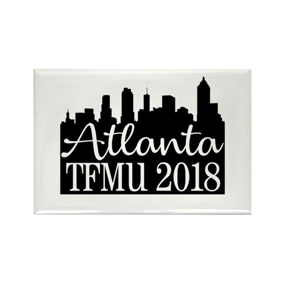 CafePress - Atlanta Skyline (TFMU) Magnets - Rectangle Magnet, 2