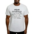 thumbnail image 1 of CafePress - Atlas Of A Geologist Brain Light T Shirt - Men's Classic Graphic T-Shirt, 1 of 4