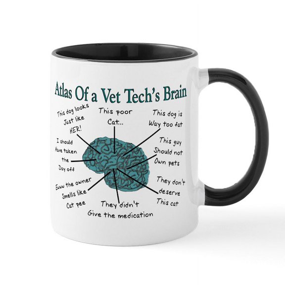 CafePress - Atlas Of... Mugs - 11 oz Ceramic Mug - Novelty Coffee Tea Cup
