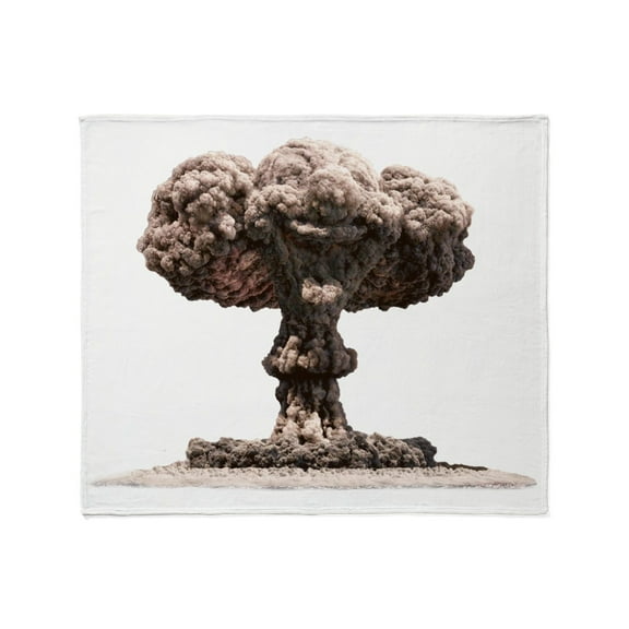 CafePress - Atomic Explosion Throw Blanket - Soft Fleece Throw Blanket, 50"x60" for All Ages