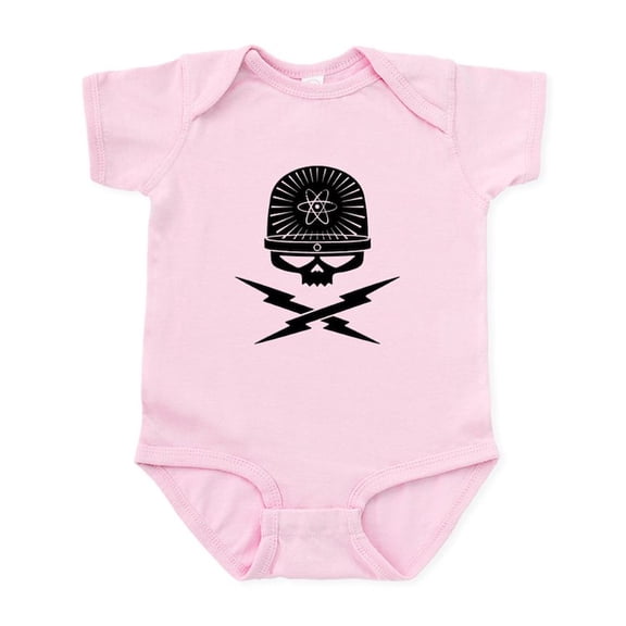 CafePress - Atomic Pirate Infant Bodysuit - Baby Light Bodysuit, Size Newborn - 24 Months
