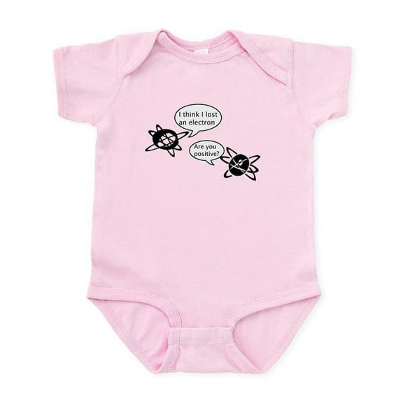 CafePress - Atoms & Electrons Infant Bodysuit - Baby Light Bodysuit, Size Newborn - 24 Months
