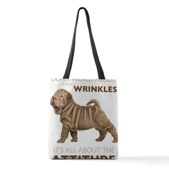 CafePress - Attitude - Polyester Tote Bag 16"x16"