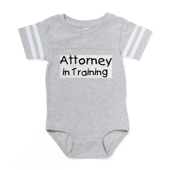 CafePress - Attorney - Cute Infant Baby Football Bodysuit