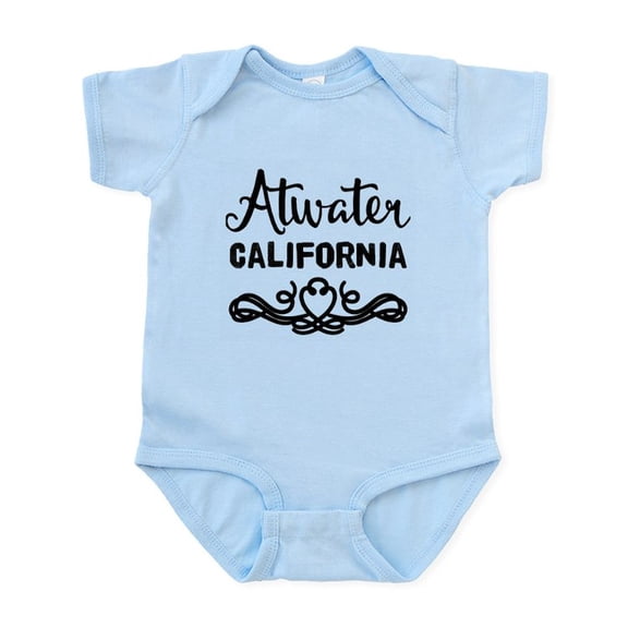 CafePress - Atwater California Body Suit - Baby Light Bodysuit, Size Newborn - 24 Months