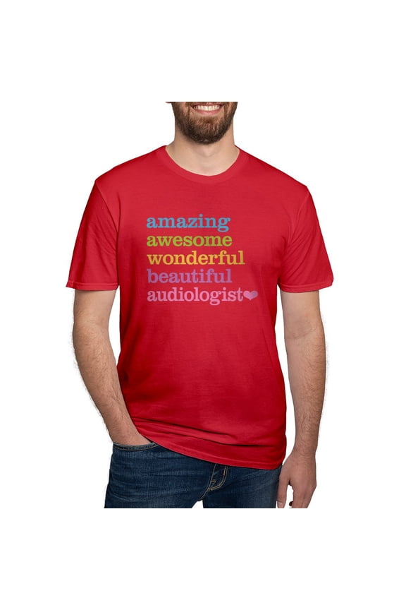 - Audiologist Men's Fitted T Shirt (Dark) - Men's Fitted T-Shirt