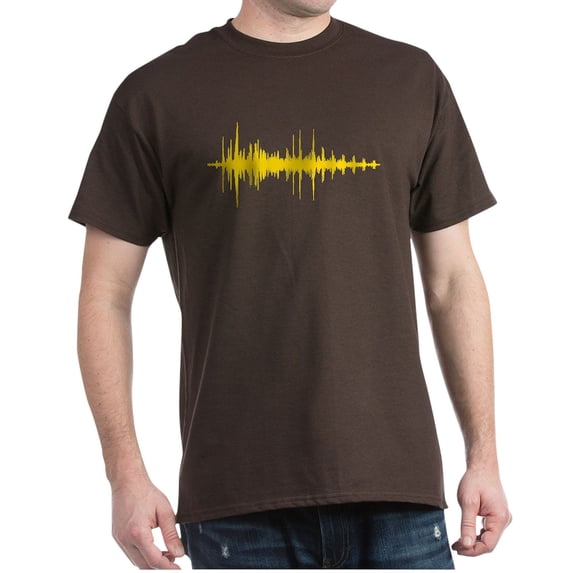 CafePress - Audiowave Original GLD T Shirt - Men's Classic Graphic Cotton T-Shirt