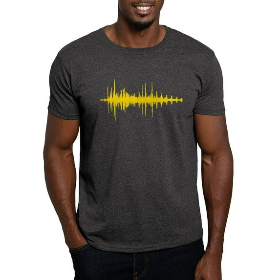 CafePress - Audiowave Original GLD T Shirt - Men's Classic Graphic Cotton T-Shirt