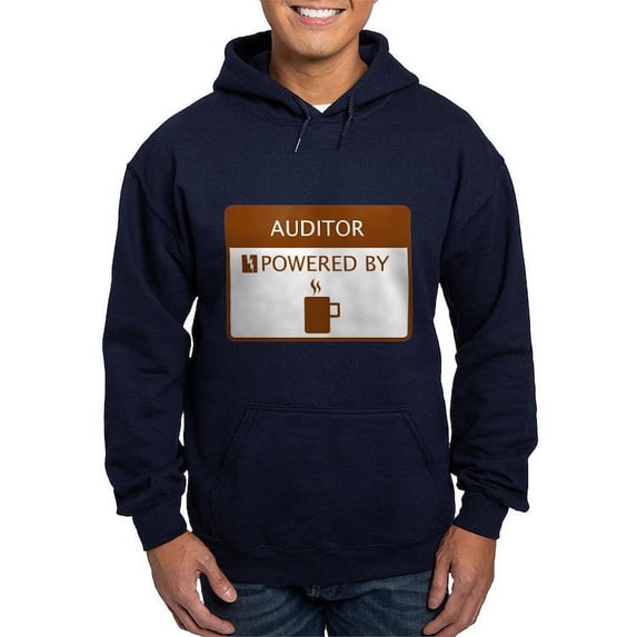 CafePress - Auditor Powered By Coffee Hoodie (Dark) - Pullover Hoodie, Classic, Comfortable Hooded Sweatshirt