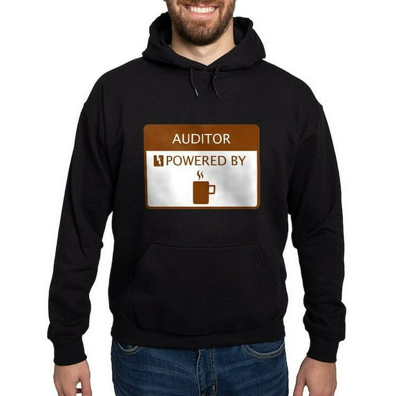 CafePress - Auditor Powered By Coffee Hoodie (Dark) - Pullover Hoodie, Classic, Comfortable Hooded Sweatshirt