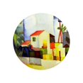 thumbnail image 1 of CafePress - August Macke Bright House Magnets - 2.25" Round Magnet, Refrigerator Magnet, Button Magnet Style, 1 of 4