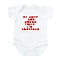 thumbnail image 1 of CafePress - Aunt And Uncle Red Body Suit - Baby Light Bodysuit, Size Newborn - 24 Months, 1 of 4