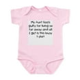 thumbnail image 1 of CafePress - Aunt Far Away Infant Bodysuit - Baby Light Bodysuit, Size Newborn - 24 Months, 1 of 4