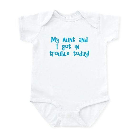 CafePress - Aunt & I Got In Trouble Infant Bodysuit - Baby Light Bodysuit, Size Newborn - 24 Months