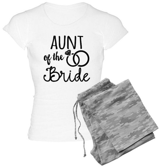CafePress - Aunt Of The Bride - Women's Light Pajamas