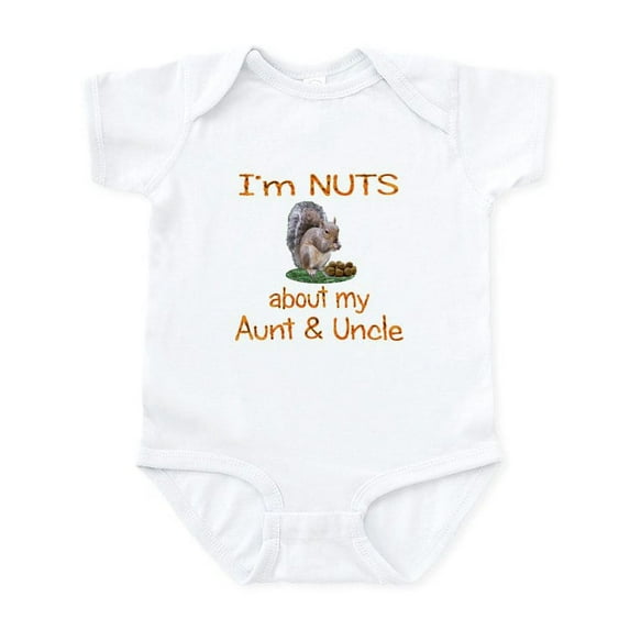 CafePress - Aunt & Uncle Infant Bodysuit - Baby Light Bodysuit, Size Newborn - 24 Months