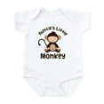 thumbnail image 1 of CafePress - Auntie Monkey Infant Bodysuit - Baby Light Bodysuit, Size Newborn - 24 Months, 1 of 4