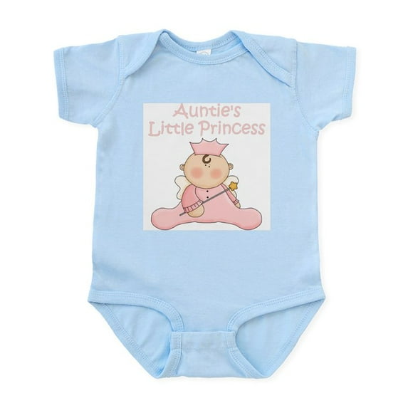 CafePress - Auntie's Little Princess (Bab Infant Bodysuit - Baby Light Bodysuit, Size Newborn - 24 Months