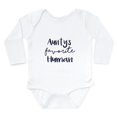 thumbnail image 1 of CafePress - Aunty's Favorite Human Body Suit - Long Sleeve Cotton Baby Bodysuit, 1 of 4