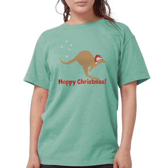 CafePress - Aussie Christmas Womens Comfort Colors Shirt - Womens Comfort Colors® Shirt