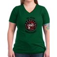 thumbnail image 1 of CafePress - Austin K9 Xpress 25 Year Anniversary Shirt T Shirt - Women's V-Neck Dark T-Shirt, 1 of 1