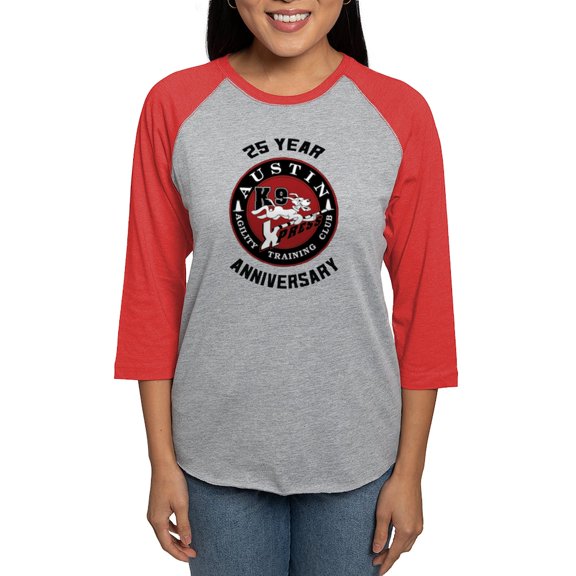 CafePress - Austin K9 Xpress 25 Year Long Sleeve T Shirt - Womens Baseball Tee