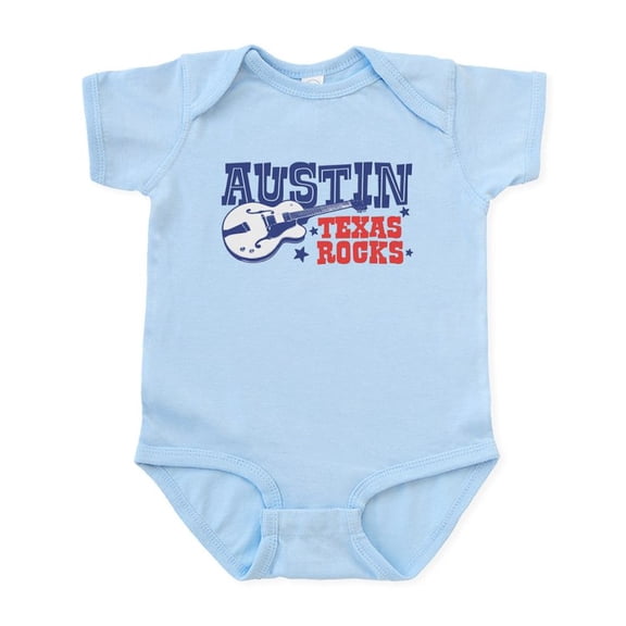 CafePress - Austin Texas Rocks Infant Bodysuit - Baby Light Bodysuit, Size Newborn - 24 Months