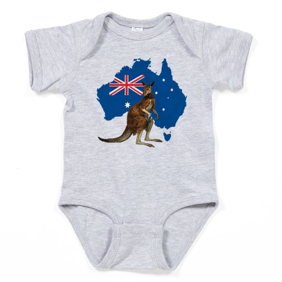 CafePress - Australia - Cute Infant Bodysuit Baby Romper - Size Newborn - 24 Months