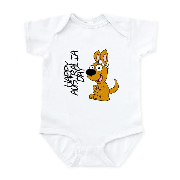 CafePress - Australia Day Infant Bodysuit - Baby Light Bodysuit, Size Newborn - 24 Months