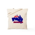 thumbnail image 1 of CafePress - Australia Map Flag - Unisex Canvas Tote Bag, Beige, 1-Piece, 1 of 6