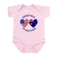 thumbnail image 1 of CafePress - Australia USA Friends Infant Bodysuit - Baby Light Bodysuit, Size Newborn - 24 Months, 1 of 4