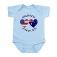 thumbnail image 1 of CafePress - Australia USA Friends Infant Bodysuit - Baby Light Bodysuit, Size Newborn - 24 Months, 1 of 4