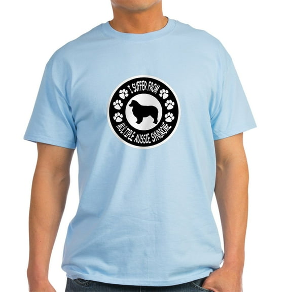 CafePress - Australian Shepherd Dog Light T Shirt - Men's Classic Graphic T-Shirt