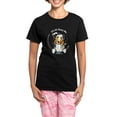 thumbnail image 1 of CafePress - Australian Shepherd IAAM Women's Dark Pajamas - Women's Short Sleeve Print T-Shirt and Pants Dark Cotton Pajama Set, 1 of 7